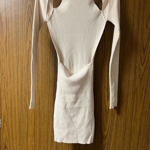 Princess Poly Open Back Cut Out Knit Dress